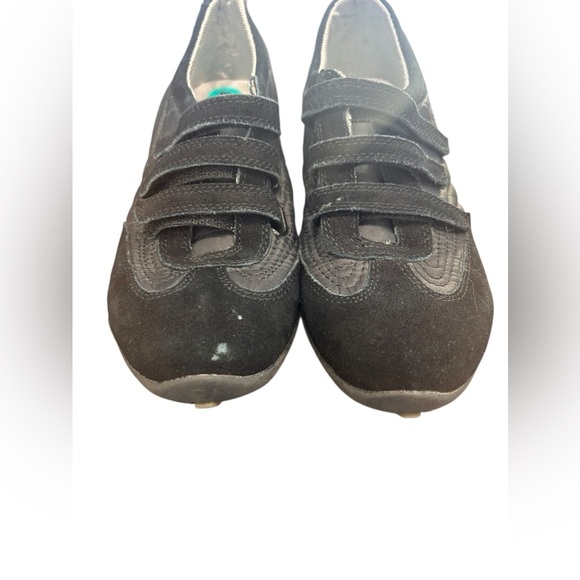 Steve Madden Womens Black Comfort Sneakers Size 8 Three Strap Athletic Shoes - Picture 2 of 7